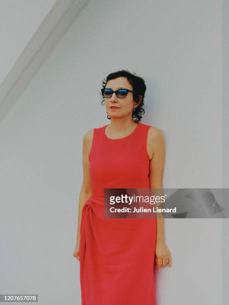 Actress Nicoletta Braschi poses for a portrait on May, 2018 in Cannes, France. .