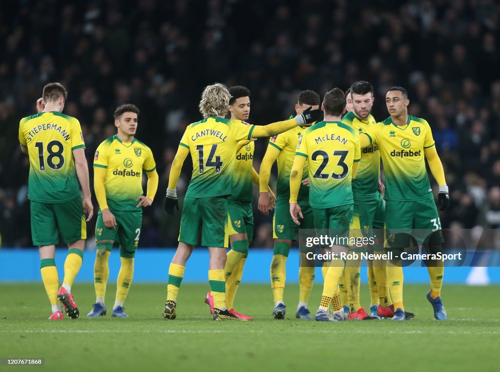 Tottenham Hotspur v Norwich City - FA Cup Fifth Round