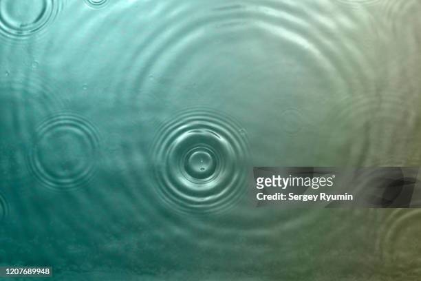 ripples on water surface - rippled stock pictures, royalty-free photos & images