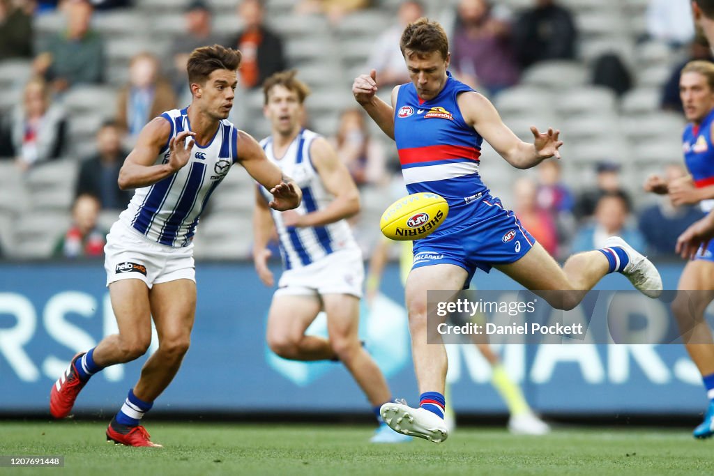 2020 Marsh Community Series - Western Bulldogs v North Melbourne