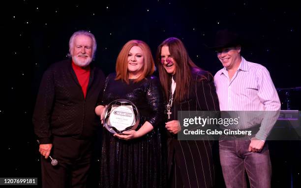 Kenny Rogers impersonator Richard Hampton of Nevada, Adele impersonator and recipient of the Pop N Rock for Reel award Andrea Tyler of Florida, Ozzy...