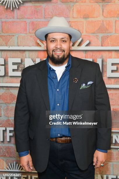 Marvin Bryan Lemus attends the premiere of Netflix's "Gentefied" at Plaza de la Raza on February 20, 2020 in Los Angeles, California.