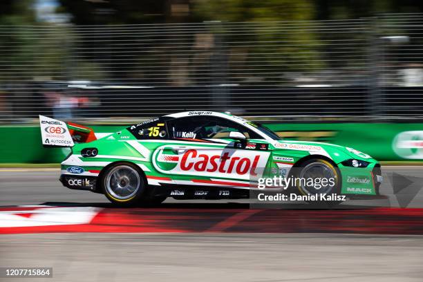 Rick Kelly drives the Castrol Racing Ford Mustangduring practice 3 for the Superloop Adelaide 500 as part of round 1 of the 2020 Supercars...