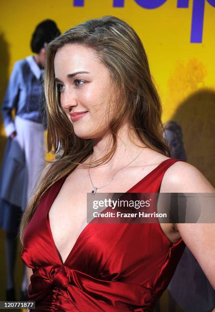 Actress Ashley Johnson attends the premiere Of DreamWorks Pictures' 'The Help' held at The Academy of Motion Picture Arts and Sciences, Samuel...