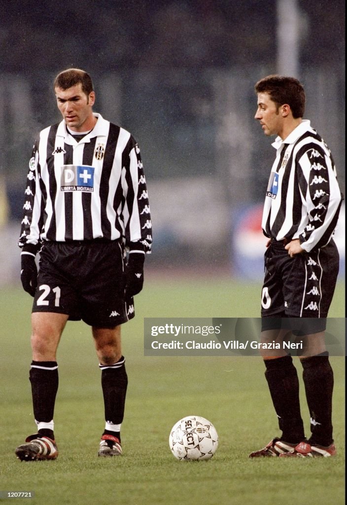 Zinedine Zidane and Alessandro Del Piero