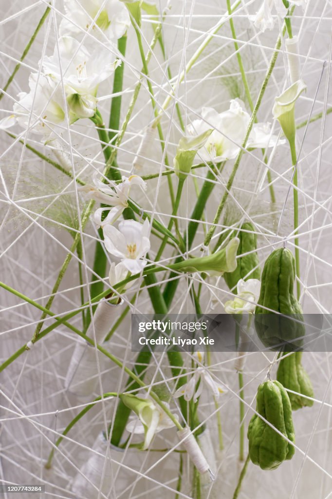 Ikebana-flower arrangement