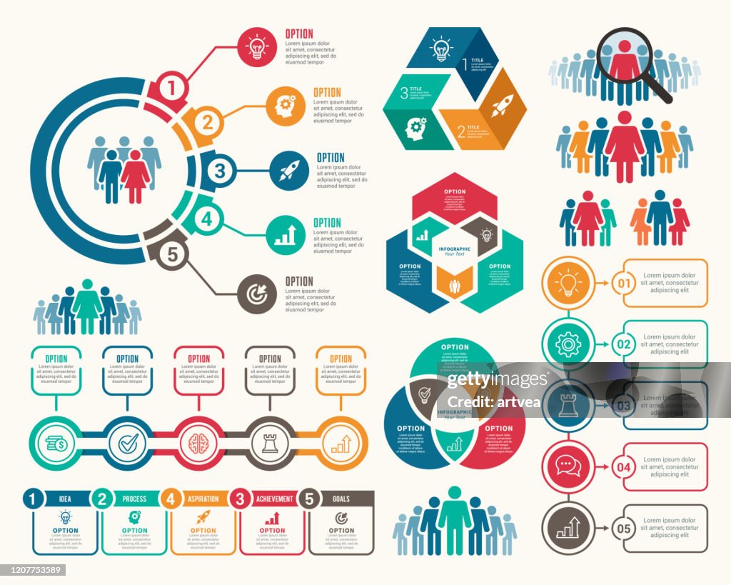 Components Inforgraphic Set Of Infographic Elements High-Res Vector Graphic - Getty Images