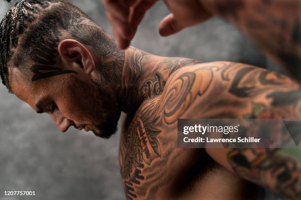 380 Arm Chest Tattoo Photos and Premium High Res Pictures - Getty Images 380 Arm Chest Tattoo Photos and Premium High Res Pictures - Getty Images