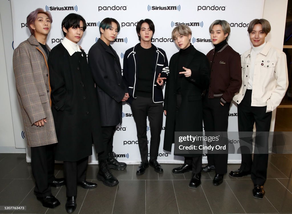 BTS Visits the SiriusXM Studios