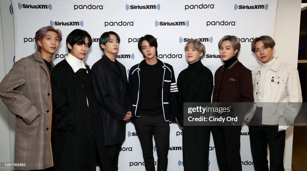 BTS Visits the SiriusXM Studios