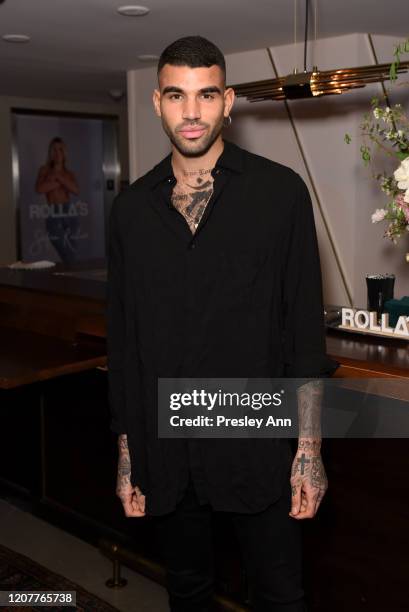 Miles Richie attends Rolla's x Sofia Richie Launch Event at Harriet's Rooftop on February 20, 2020 in West Hollywood, California.