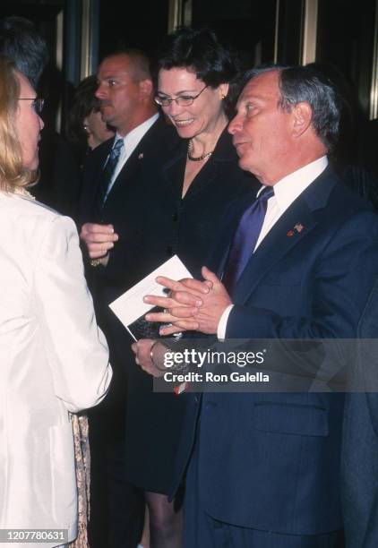 Michael Bloomberg and Diana Taylor attend Literacy Partners - An Evening Of Readings Fundraising Gala at the Vivian Beaumont Theater in New York City...