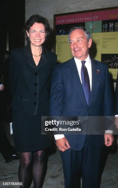 Michael Bloomberg and Diana Taylor attend Literacy Partners - An Evening Of Readings Fundraising Gala at the Vivian Beaumont Theater in New York City...