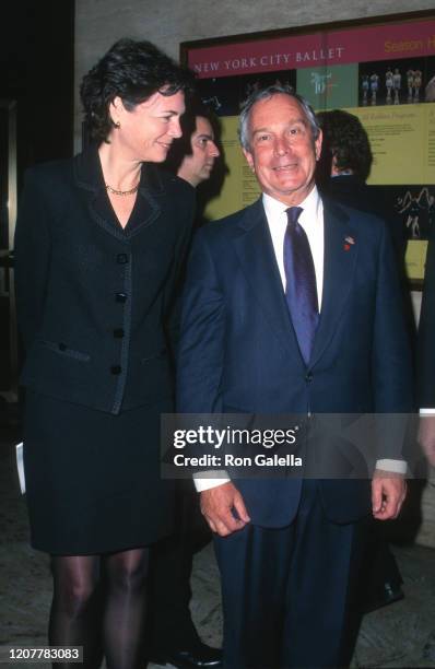 Michael Bloomberg and Diana Taylor attend Literacy Partners - An Evening Of Readings Fundraising Gala at the Vivian Beaumont Theater in New York City...