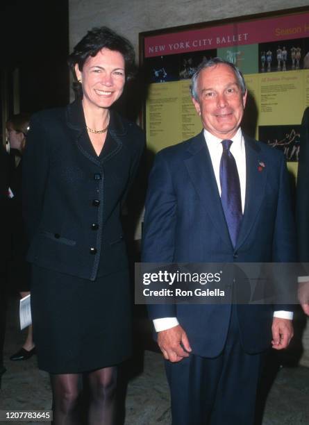 Michael Bloomberg and Diana Taylor attend Literacy Partners - An Evening Of Readings Fundraising Gala at the Vivian Beaumont Theater in New York City...