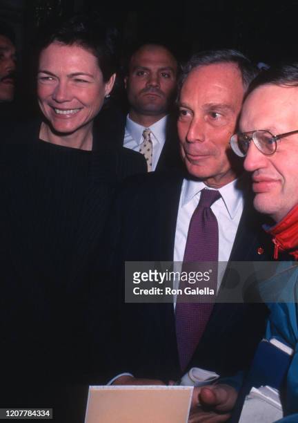 Michael Bloomberg and Diana Taylor attend Literacy Partners - An Evening Of Readings Fundraising Gala at the Vivian Beaumont Theater in New York City...