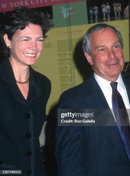 Michael Bloomberg and Diana Taylor attend Literacy Partners - An Evening Of Readings Fundraising Gala at the Vivian Beaumont Theater in New York City...