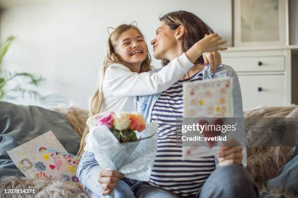 happy mother's day, mom - mothers day gift daughter stock pictures, royalty-free photos & images