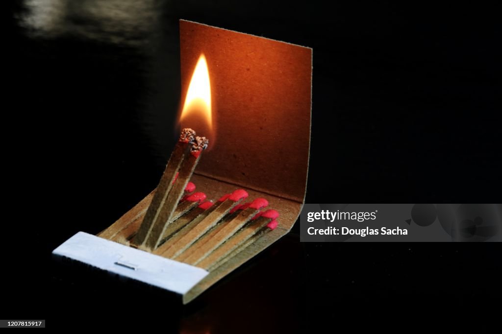 A book of matches