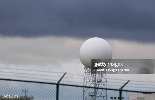 doppler radial tower - weather radar stock pictures, royalty-free photos & images