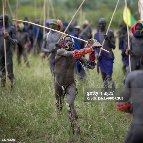 Intonga Donga Stick Fighting Ritual Photos and Premium High Res Pictures ...