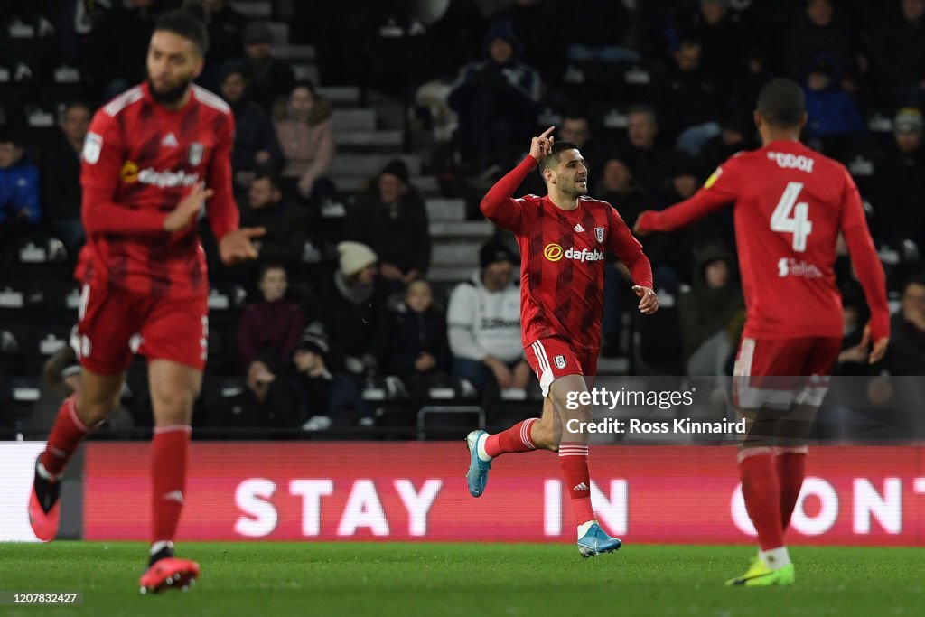 Derby County v Fulham - Sky Bet Championship