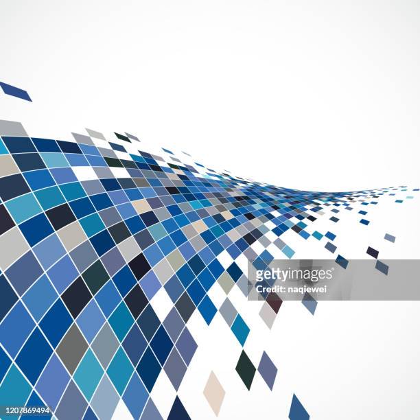 vector abstract data concepts backgrounds - byte stock illustrations