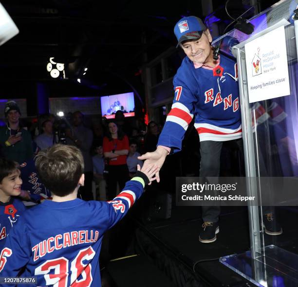 New York Rangers Alumni Rod Gilbert attends Ronald McDonald House New York's Skate With The Greats on February 21, 2020 in New York City.