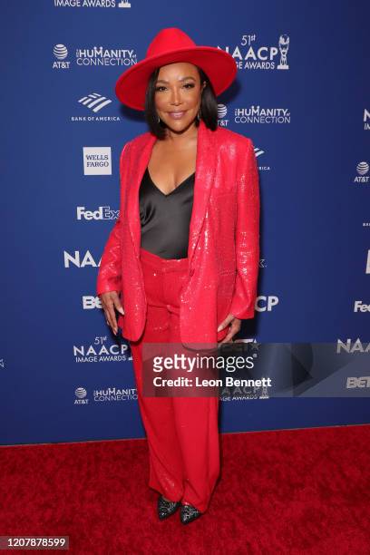 Lynn Whitfield attends 51st NAACP Image Awards - non-televised Awards Dinner - arrivals on February 21, 2020 in Hollywood, California.