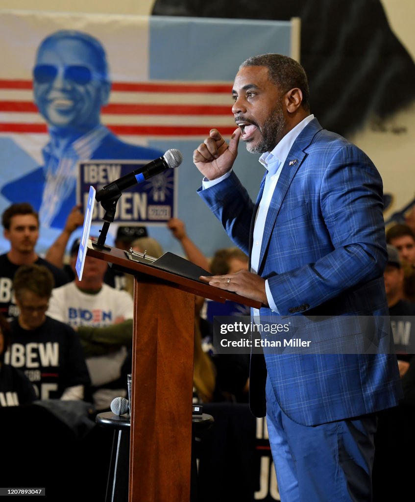 Joe Biden Campaigns In Las Vegas One Day Before Nevada Caucuses