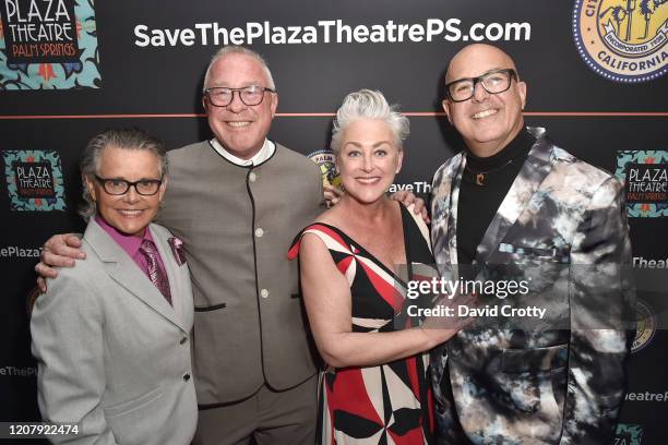 Amanda Bearse, Todd Hughes, Ellen Wolf and P. David Ebersole attend the House Of Cardin Special Screening At Palm Springs Modernism Week at The Plaza...