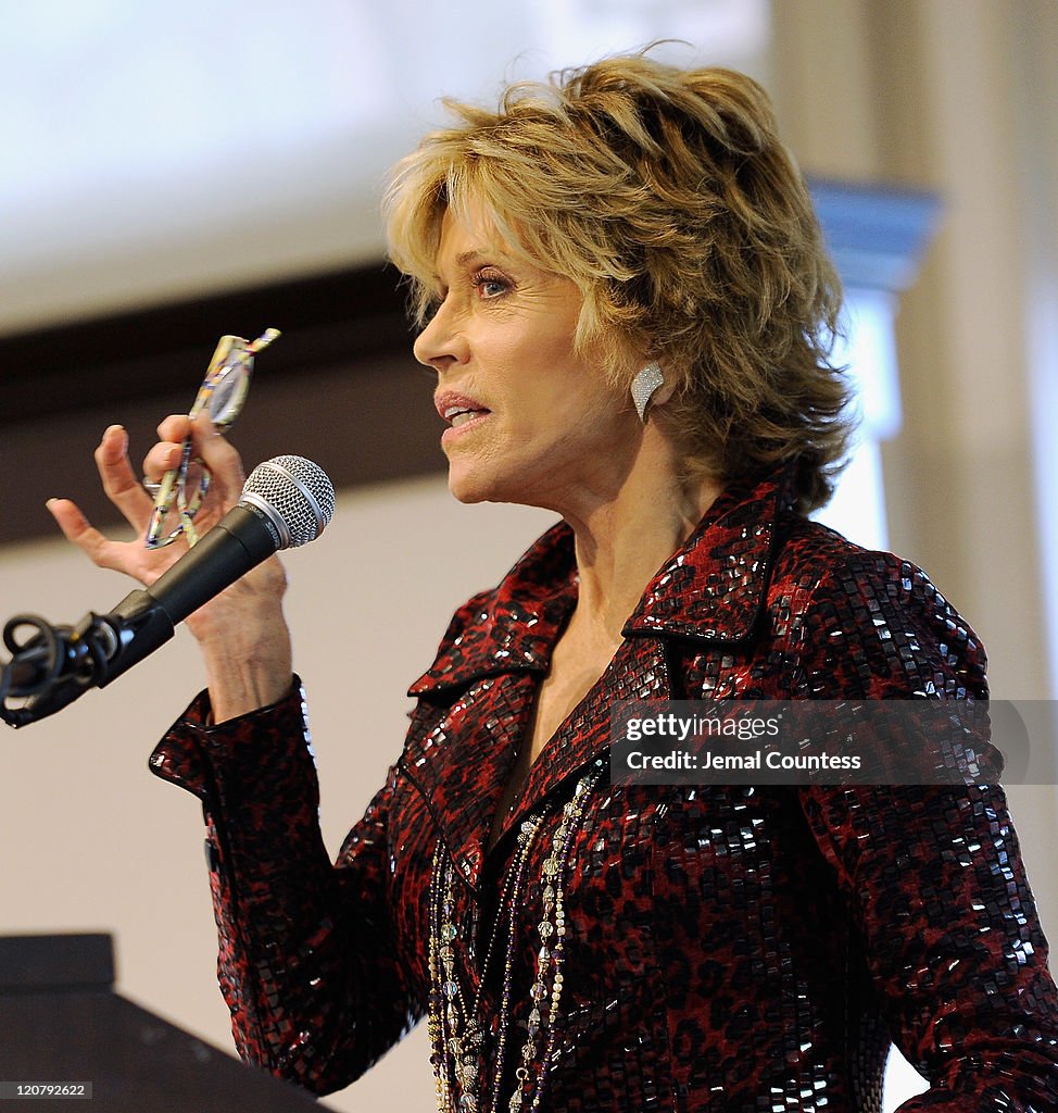 Jane Fonda Signs Copies Of "Prime Time: Making The Most Of All Of Your Life"