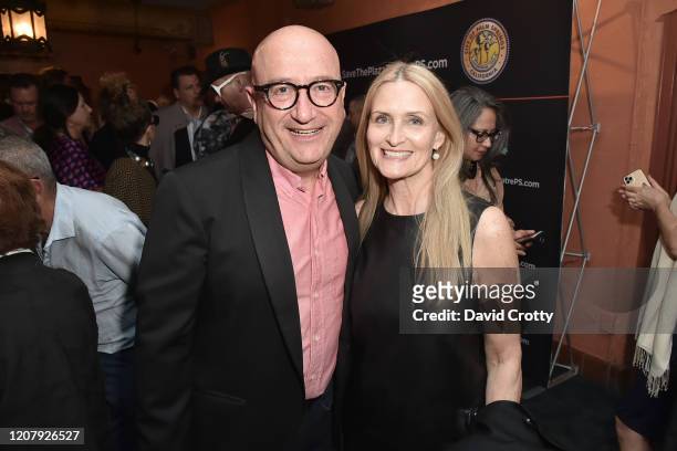 David Cowan and Libby Kauper attend the House Of Cardin Special Screening At Palm Springs Modernism Week at The Plaza Theater on February 21, 2020 in...
