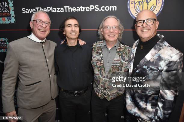 Todd Hughes, Stephen Hennigan, Jim Baker and P. David Ebersole attend the House Of Cardin Special Screening At Palm Springs Modernism Week at The...