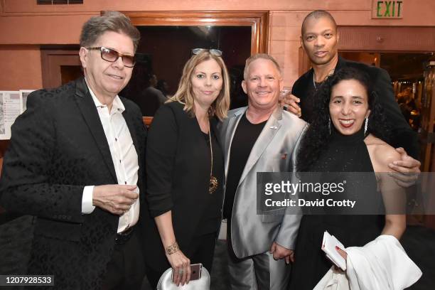 John Othar, Margaret Raven, Bill Fennessey, Tarpon London and Cori Coppola attend the House Of Cardin Special Screening At Palm Springs Modernism...