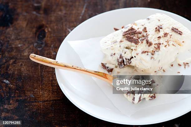 toblerone ice cream cake - ice cream cake stock pictures, royalty-free photos & images