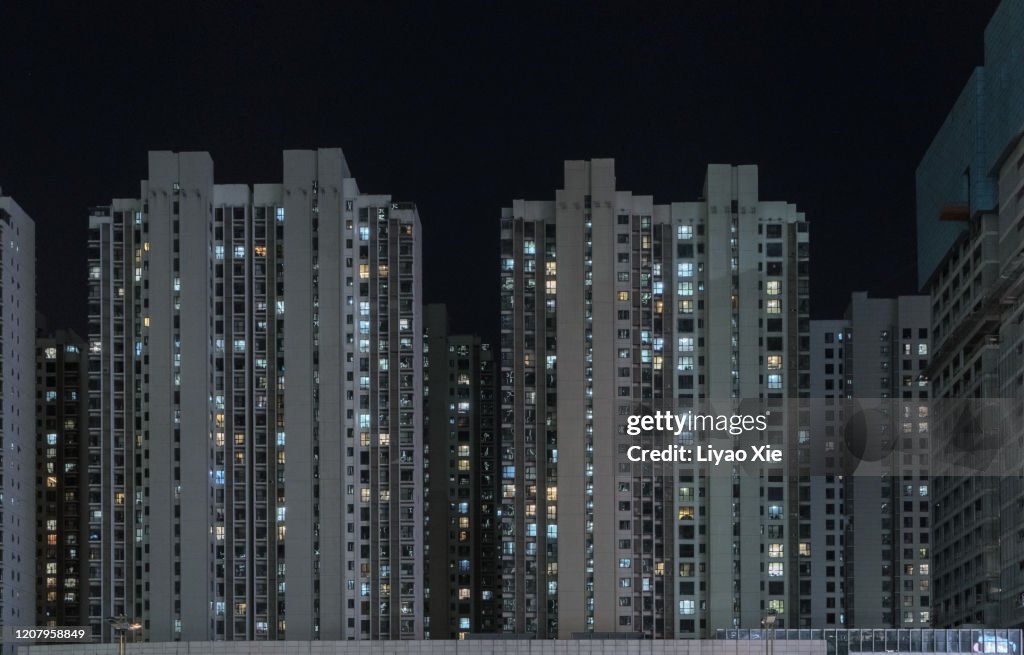 Residential building facade