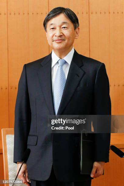 Japan's Emperor Naruhito speaks during a press conference on the occasion of the Emperor's birthday on February 21, 2020 in Tokyo, Japan. Emperor...