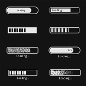 Loading vector icons