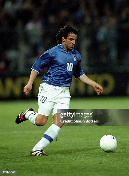 Alessandro Del Piero of Italy in action during the International Friendly against Paraguay. Italy won the game 3 - 1. \ Mandatory Credit: Shaun...