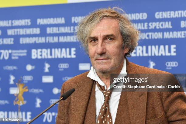 Director Philippe Garrel attends the "The Salt of Tears" press conference during the 70th Berlinale International Film Festival Berlin at Grand Hyatt...