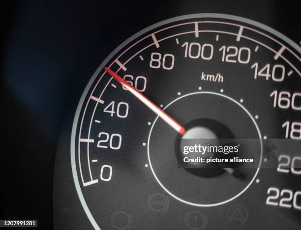 March 2020, Hessen, Frankfurt/Main: A speedometer in a car indicates just over 50 kilometres per hour. According to a draft law, speeding offenders...