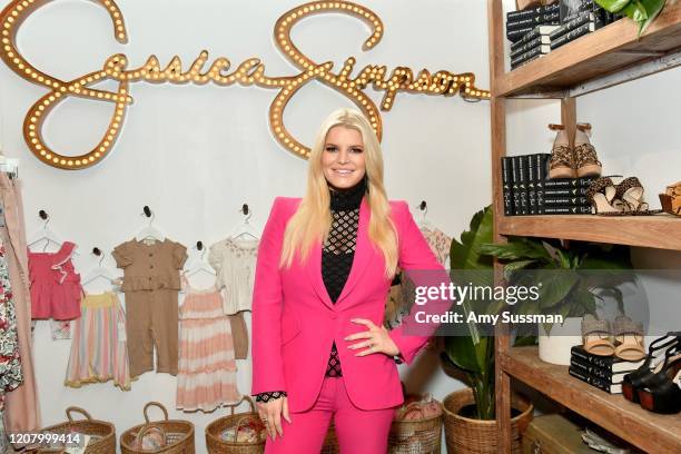 Jessica Simpson attends Create & Cultivate Los Angeles at Rolling Greens Los Angeles on February 22, 2020 in Los Angeles, California.