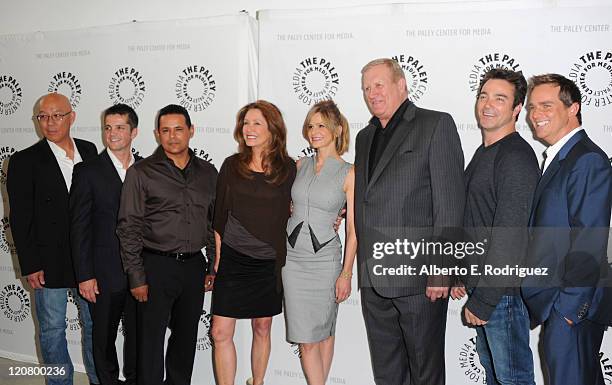 Actors Michael Paul Chan, Jonathan Del Arco, Raymond Cruz, Mary McDonnell, Kyra Sedgwick, Ken Howard, Jon Tenney and Phillip Keene attend The Paley...