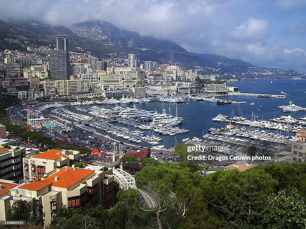 View of Port of Hercules-Monte Carlo, Monaco