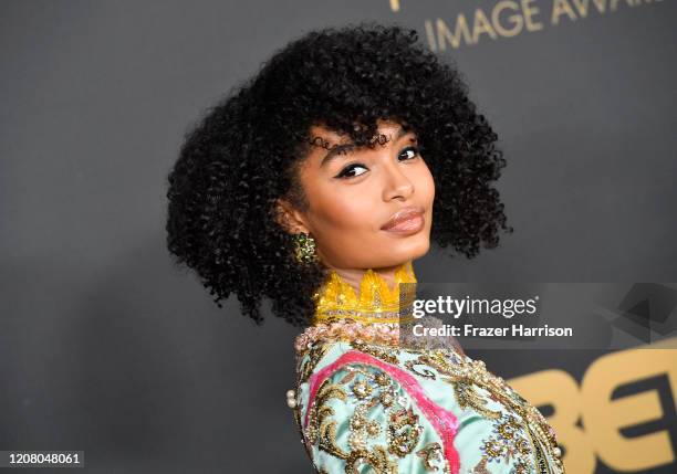 Yara Shahidi attends the 51st NAACP Image Awards, Presented by BET, at Pasadena Civic Auditorium on February 22, 2020 in Pasadena, California.