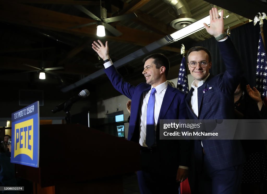 Democratic Presidential Candidate Pete Buttigieg Holds Nevada Caucus Event In Las Vegas