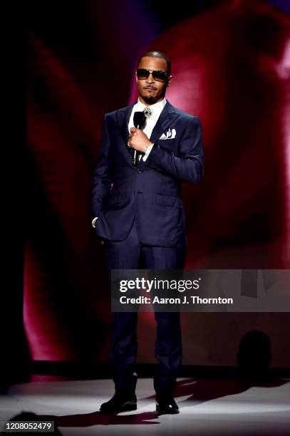 Speaks onstage during the 51st NAACP Image Awards, Presented by BET, at Pasadena Civic Auditorium on February 22, 2020 in Pasadena, California.