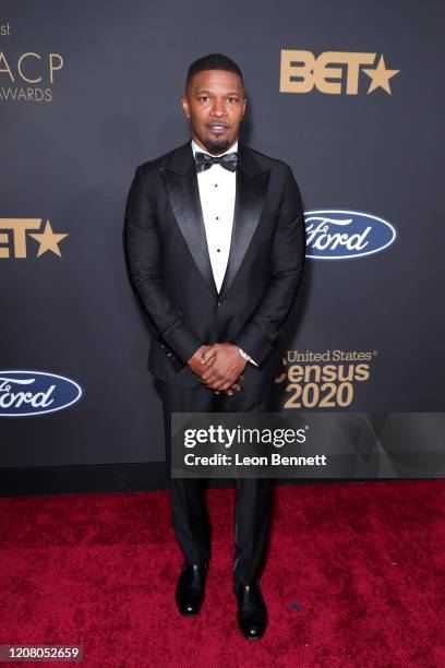 Jamie Foxx attends the 51st NAACP Image Awards, Presented by BET, at Pasadena Civic Auditorium on February 22, 2020 in Pasadena, California.