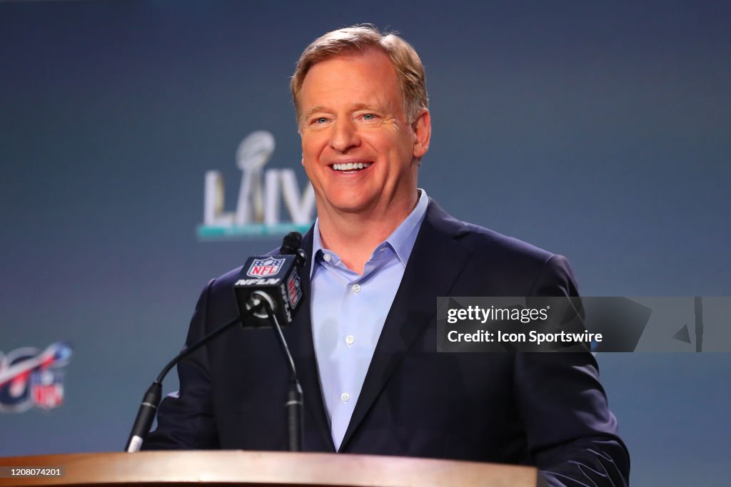 NFL: JAN 29 Super Bowl LIV - Commissioners Press Conference